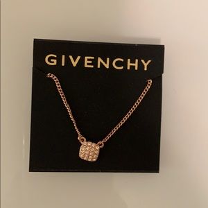 Givenchy rose gold necklace w pendant